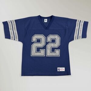 Vintage Logo 7 Dallas Cowboys Emmitt Smith #22 Mesh Jersey Men's Med (42-44) USA